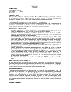 FLUMARIN&reg; C&aacute;psulas COMPOSICION
