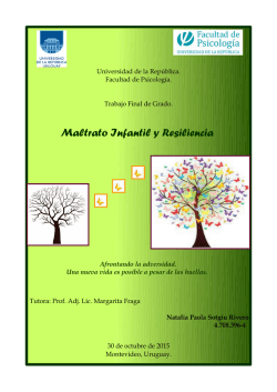 Maltrato Infantil y Resiliencia - SIFP
