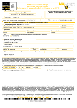EJEMPLAR PARA PRESENTAR EN LA AEPD