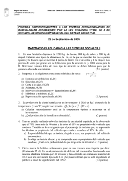 Matem&aacute;ticas Aplicadas