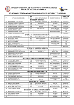 DIRECCION DE CIRCULACION TERRESTRE