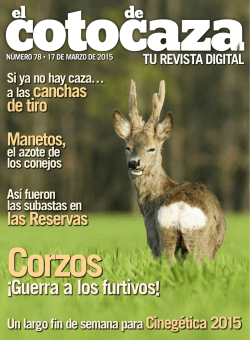 &iexcl;guerra a los furtivos!