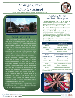 Applying for the 2016-2017 School Year