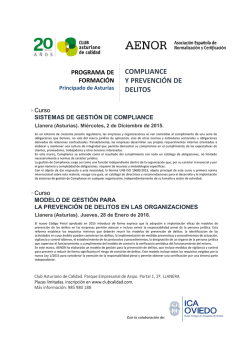 compliance y prevenci&oacute;n de delitos