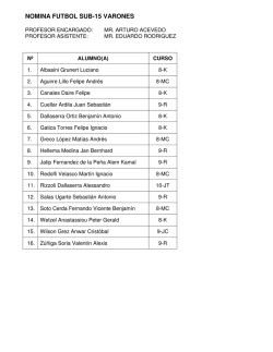 NOMINA FUTBOL SUB
