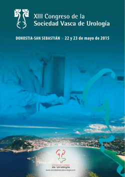 XIII Congreso de la Sociedad Vasca de Urolog&iacute;a