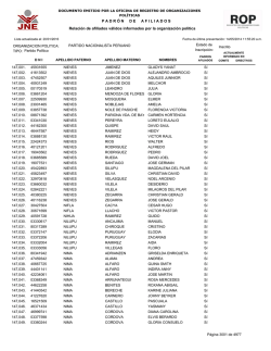 Apellidos paternos de: N - R