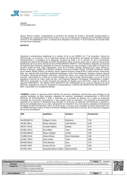 DNI Apellidos: Nombre: Puntuaci&oacute;n 44.058.687