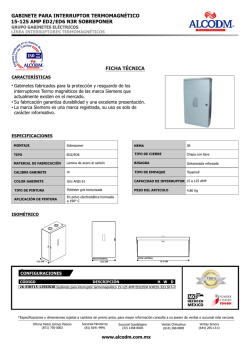 2K-EINT15-125SIS3R - Gabinete para Interruptor