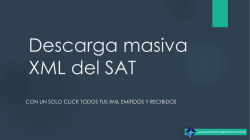 Descarga masiva XML del SAT