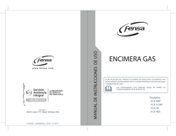 Modelos: FCE 4HF FCE 4.3HF FCE 4E FCE 4ES