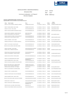 SISTEMA DE N&Oacute;MINA Y REGISTRO DE PERSONAL Informaci&oacute;n