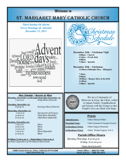Dec 13 2015 - St Margaret Mary Parish Chino