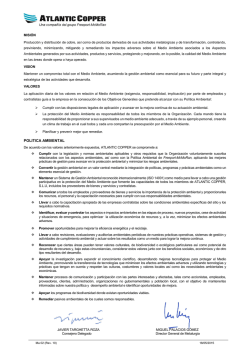 Pol&iacute;tica Medioambiental