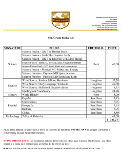 SIGNATURE BOOKS EDITORIAL PRICE Science Fusion