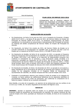 Conserje - Ayuntamiento de Castrill&oacute;n