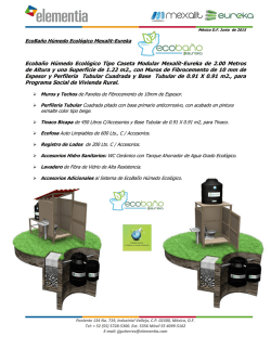 Ecoba&ntilde;o H&uacute;medo Ecol&oacute;gico Tipo Caseta Modular