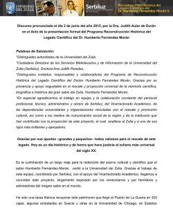 Dra, Judith Aular de Dur&aacute;n