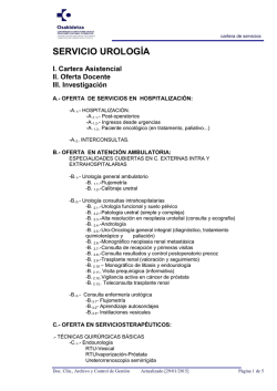 SERVICIO UROLOG&Iacute;A - Hospital de Cruces