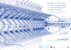 State of the art in the treatment of hematological malignancies