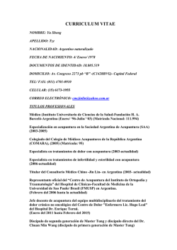 Curriculum Vital Oficial