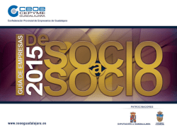 Gu&iacute;a de Empresas 2015 - CEOE CEPYME Guadalajara