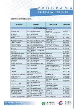 CENTROS EXTREMADURA: