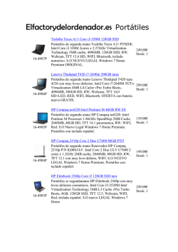 Elfactorydelordenador.es Port&aacute;tiles