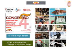 Triptico IV Congreso Nacional FEDDF