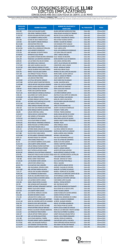 CEDULA DEL FALLECIDO NOMBRE FALLECIDO