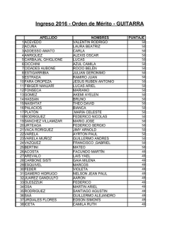 Para descargar el listado de postulantes a