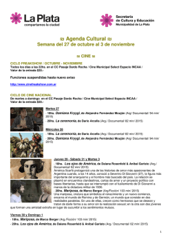 ₪ Agenda Cultural ₪