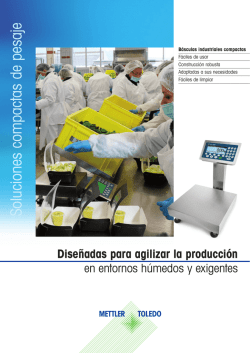 Balanza modelo ICS4x9