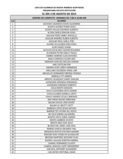 EL D&Iacute;A 3 DE AGOSTO DE 2015