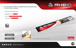 Leyendas para carpetas colgantes /