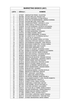 MARKETING B&Aacute;SICO (A61)