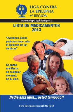 lista de medicamentos 2013 - Liga Contra la Epilepsia