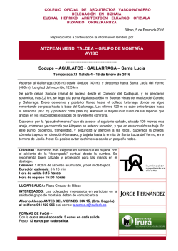 AGUILATOS - GALLARRAGA - Colegio Oficial de Arquitectos Vasco