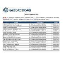 NOMBRE TIPO ASPIRANTE C&Oacute;DIGO ALEJANDRO BUSTAMANTE