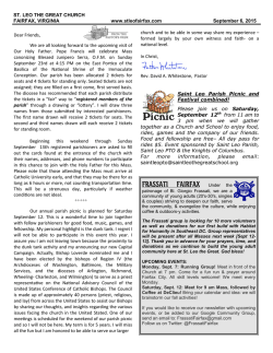 September 6, 2015 - St. Leo the Great Catholic Church | Fairfax