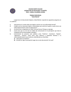 Salud Mental - Cuaderno de Filosof&iacute;a y Psicolog&iacute;a