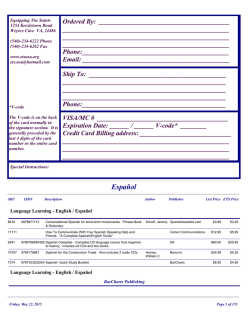 Espa&ntilde;ol - Equipping the Saints