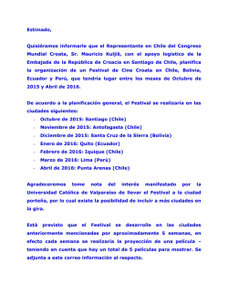 Estimado, Quisi&eacute;ramos informarle que el Representante en Chile