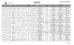 Titulados 2014 - Facultad de Ciencias de la Computaci&oacute;n