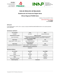 PACMA - Acta de Selecci&oacute;n de Ejecutante