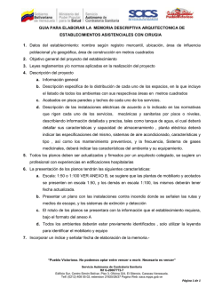 guia para elaborar la memoria descriptiva arquitectonica de