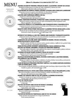 MEN&Uacute; 4 gats diario A4 SEMANAL