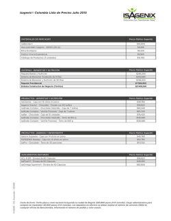 Descarga aqu&iacute; la nueva lista de Precios al P&uacute;blico