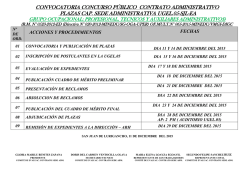 Concurso P&uacute;blico para Contrato Administrativo CAP (sede)
