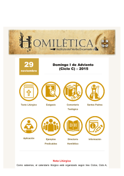 ive (adviento) - Homil&eacute;tica - Instituto del Verbo Encarnado